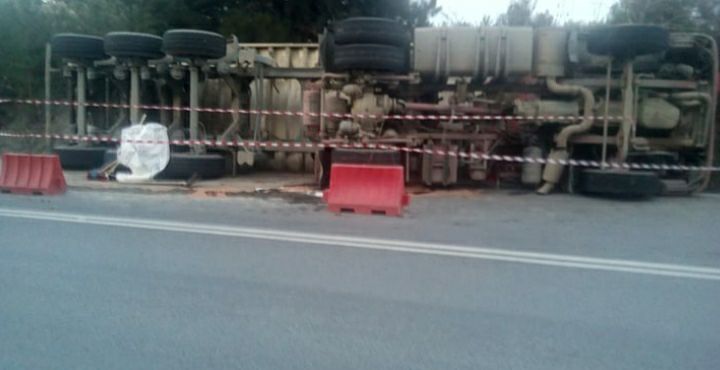 Ανατροπή φορτηγού της Eldorado Gold και διαρροή τοξικών αποβλήτων #skouries